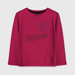 Детский лонгслив хлопок Washington Nationals - baseball