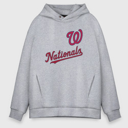 Мужское худи Oversize хлопок Washington Nationals - baseball