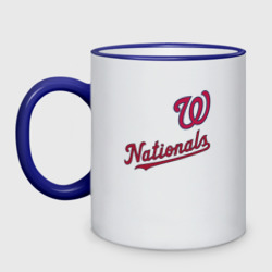 Кружка двухцветная Washington Nationals - baseball