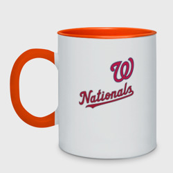 Кружка двухцветная Washington Nationals - baseball