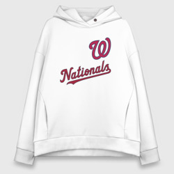 Женское худи Oversize хлопок Washington Nationals - baseball