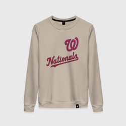 Женский свитшот хлопок Washington Nationals - baseball