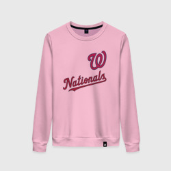 Женский свитшот хлопок Washington Nationals - baseball