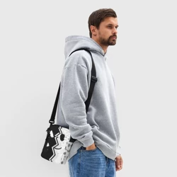 Сумка через плечо 3D Новогодний geometry Dash smile 2022 - фото 2