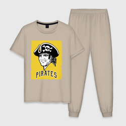 Мужская пижама хлопок Pittsburgh Pirates baseball