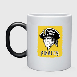 Кружка хамелеон Pittsburgh Pirates baseball