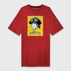 Платье-футболка хлопок Pittsburgh Pirates baseball