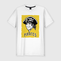 Мужская футболка хлопок Slim Pittsburgh Pirates baseball