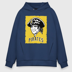 Мужское худи Oversize хлопок Pittsburgh Pirates baseball