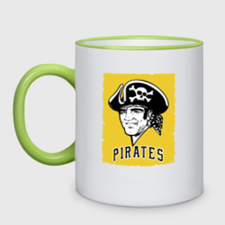 Кружка двухцветная Pittsburgh Pirates baseball