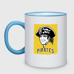 Кружка двухцветная Pittsburgh Pirates baseball