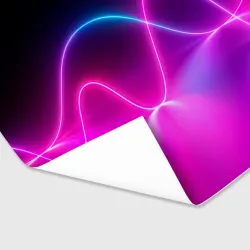 Бумага для упаковки 3D Лучи Света Pink theme - фото 2