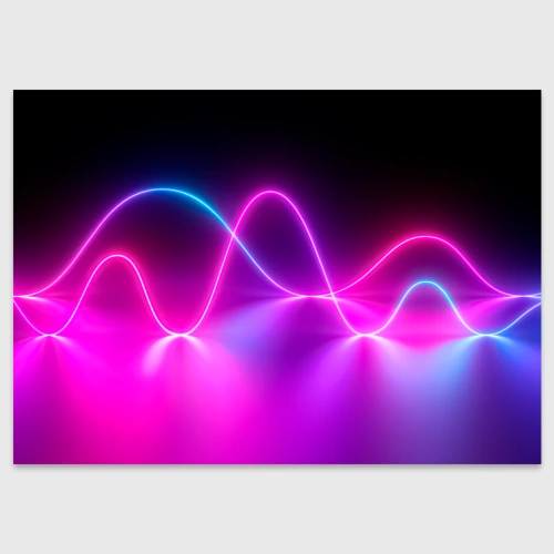 Поздравительная открытка Лучи Света Pink theme