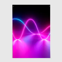 Постер Лучи Света Pink theme