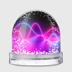 Игрушка Снежный шар Лучи Света Pink theme
