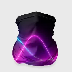Бандана-труба 3D Лучи Света Pink theme