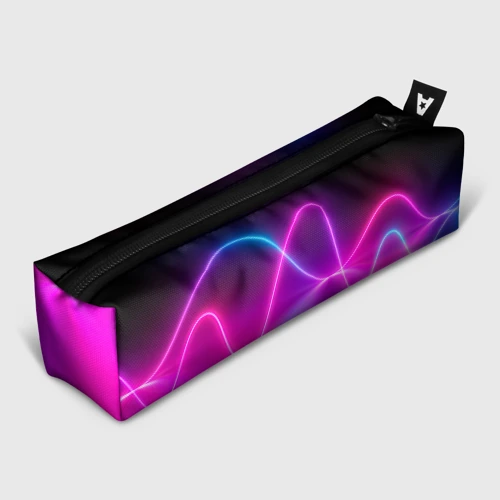 Пенал школьный 3D Лучи Света Pink theme