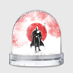 Игрушка Снежный шар Сайтама красный дым One Punch-Man