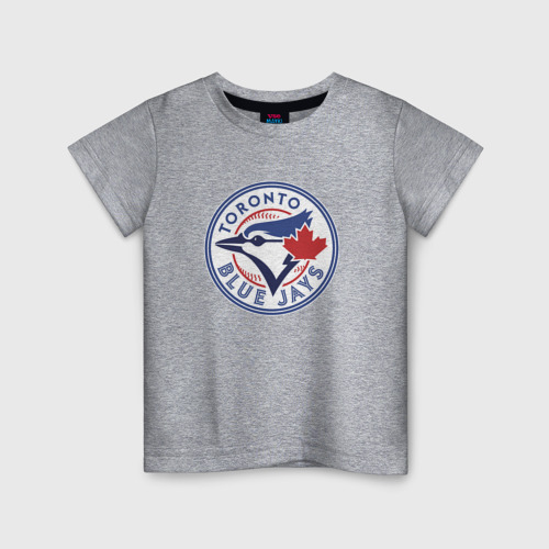 Детская футболка хлопок Toronto Blue Jays, цвет меланж