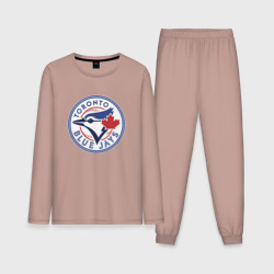 Мужская пижама с лонгсливом хлопок Toronto Blue Jays