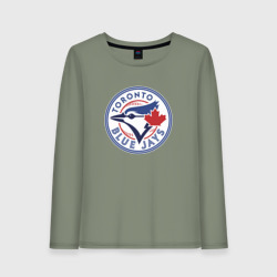 Женский лонгслив хлопок Toronto Blue Jays