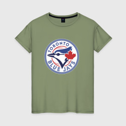 Женская футболка хлопок Toronto Blue Jays