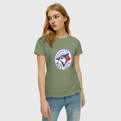 Женская футболка хлопок Toronto Blue Jays - фото 2