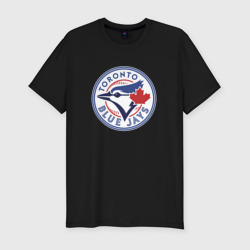 Мужская футболка хлопок Slim Toronto Blue Jays