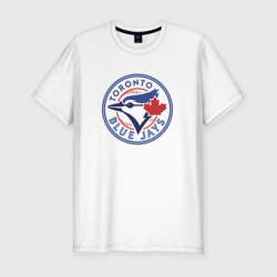 Мужская футболка хлопок Slim Toronto Blue Jays