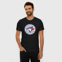Мужская футболка хлопок Slim Toronto Blue Jays - фото 2