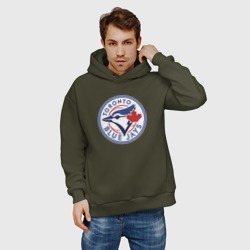 Мужское худи Oversize хлопок Toronto Blue Jays - фото 2