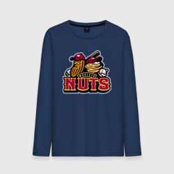 Мужской лонгслив хлопок Modesto Nuts - baseball team