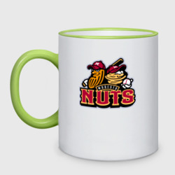 Кружка двухцветная Modesto Nuts - baseball team