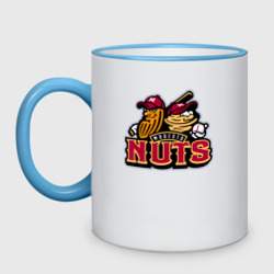 Кружка двухцветная Modesto Nuts - baseball team