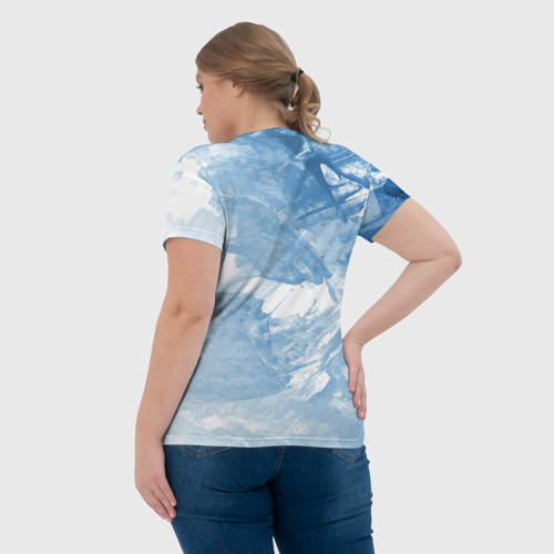 Женская футболка 3D с принтом Конфетки!, вид сзади #2