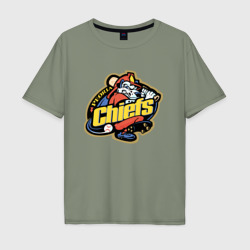 Мужская футболка хлопок Oversize Peoria chiefs - baseball team