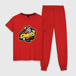 Женская пижама хлопок Peoria chiefs - baseball team