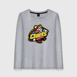 Женский лонгслив хлопок Peoria chiefs - baseball team