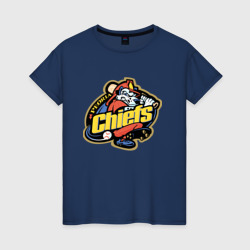 Женская футболка хлопок Peoria chiefs - baseball team