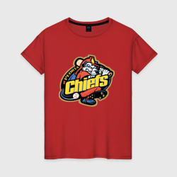 Женская футболка хлопок Peoria chiefs - baseball team