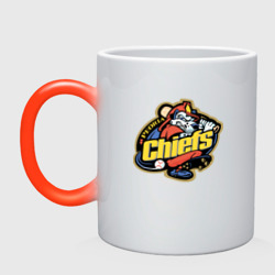 Кружка хамелеон Peoria chiefs - baseball team