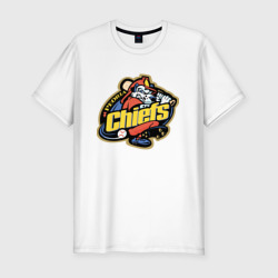 Мужская футболка хлопок Slim Peoria chiefs - baseball team