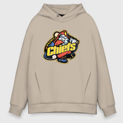 Мужское худи Oversize хлопок Peoria chiefs - baseball team