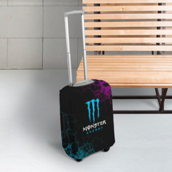 Чехол для чемодана 3D Monster Energy Трещины - фото 2