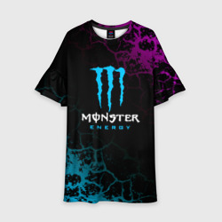 Детское платье 3D Monster Energy Трещины