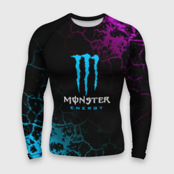 Мужской рашгард 3D Monster Energy Трещины