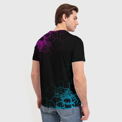 Мужская футболка 3D Monster Energy Трещины, цвет 3D печать - фото 4