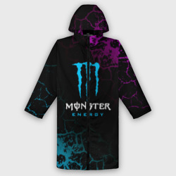 Женский дождевик 3D Monster Energy Трещины