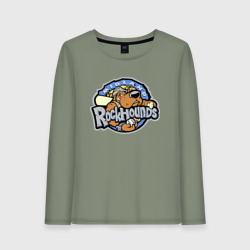 Женский лонгслив хлопок Midland rockhounds - baseball team