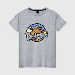 Женская футболка хлопок Midland rockhounds - baseball team